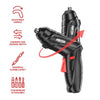 Essential Power & Precision Kit: Pursonic Drill, Electric Screwdriver, Handy Solutions Tools & Ultra Bright Flashlight