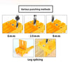 Woodworking Dowel Handheld Drill Guide and Hole Saw Tool 6/8/10mm Drill Bit For Carpentry Straight Hole Locator Clamp