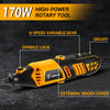 Mini Rotary Tool Kit for Grinding Drilling and Polishing Applications