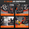 Silent Oil Free Air Compressor for Tire Inflation and Repair