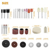 Rotary Tool Accessory Set for Grinding Polishing Cutting and Drilling