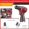 Brushless Cordless Impact Drill for Household Screwing Drilling and Tapping Tasks