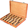 12 Piece Wood Carving Chisel Set for DIY Woodworking Craft Projects