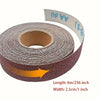 Diamond cloth rolls, 80/150/240/320/400/600 grit sandpaper rolls Metal emery cloth with dispenser, alumina sandpaper